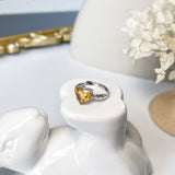 Rose Quartz Sterling Silver Ring