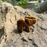 Elephant carving