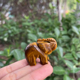 Elephant carving