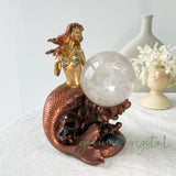 Mermaid sphere holder