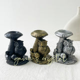 Owl sphere holder