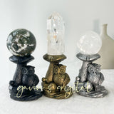 Owl sphere holder