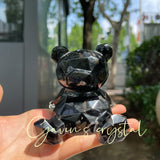 Resin bear carving