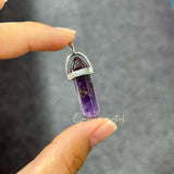 Two cusps  crystal pendant