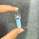 Two cusps  crystal pendant