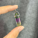 Two cusps  crystal pendant