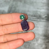 Charoite Malachite Pendant