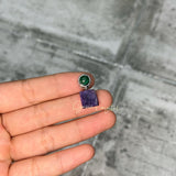 Charoite Malachite Pendant