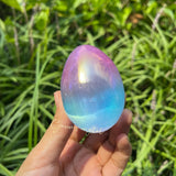 Aura Selenite Egg