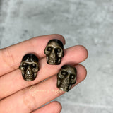 Golden Obsidian Skull