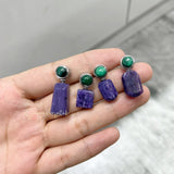 Charoite Malachite Pendant