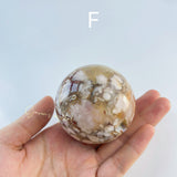 Flower Agate Sphere