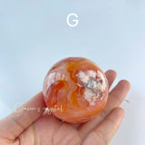 Flower Agate Sphere