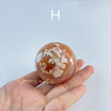 Flower Agate Sphere