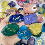 Healing Words Agate Slices