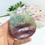 Fluorite Heart Moon Cloud Cat Bowl