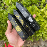 Spirit Tower Black Obsidian