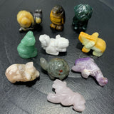 crystal animals  mini carving