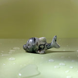 Dolphin carving small