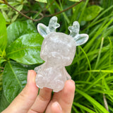Resin deer carving