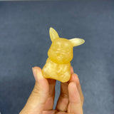 Pokemon carving Pikachu