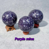 Purple Mica Sphere
