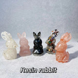 Resin Rabbit Carving