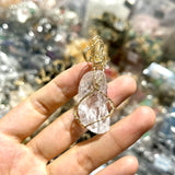 Freeform crystal pendant