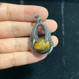 Demon claw crystal pendant