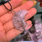 Moon life tree pendant