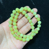 Lemon jade bracelet