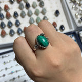 Malachite ring