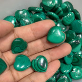 Malachite small heart