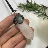Moon hexagon prism Pendant