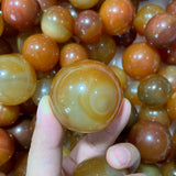 Carnelian medium sphere