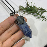 Moon hexagon prism Pendant