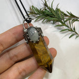 Moon hexagon prism Pendant